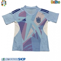 Maglie da calcio Spagna Portiere Prima Maglia Europei 2024 Manica Corta
